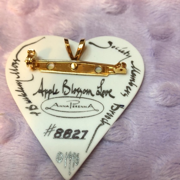 P. Buckley Moss Society Collectable Wearable Pin/Pendant “Apple Blossom Love” - Picture 2 of 5